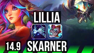 LILLIA vs SKARNER (JGL) | Rank 1 Lillia, Rank 5, 15/3/11, Dominating | BR Challenger | 14.9