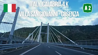 Driving in Italy Calabria Villa San Giovanni to Cosenza