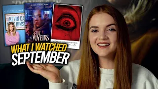 WHAT I WATCHED IN SEPTEMBER | Letterboxd Wrap Up | Spookyastronauts