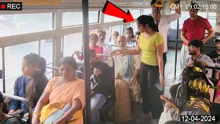 People Lost Humanity..!😲 Drama on the Bus: Woman Asks Man Over Seat!