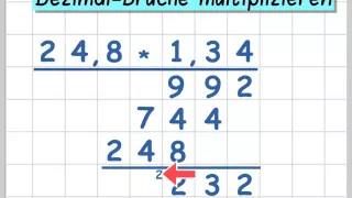 Dezimalbrüche: Multiplikation