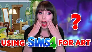 You can use THE SIMS 4 for Drawing!? Easy Perspective Hack!