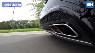 Mercedes A45 AMG FANTASTIC! GoPro Exhaust Sound with RACE START!