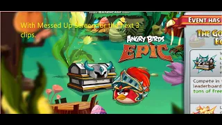 The Golden Easter Egg Hunt With Messed Up Screen. Angry Birds Epic. Note in description.