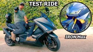 Test Ride Tmax 530 IRON MAX /  هذا هو الرأي الشخصي في هذ دراجة