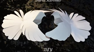 DIY Красивый голубь из бумаги. Мастер класс  Pigeon Paper