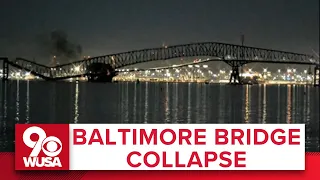 Retired Merchant Marine reacts to video of cargo ship striking Key Bridge in Baltimore