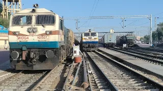 Fast Diesel Train's Action Indian Railways Near At Bikaner Junction #train #trains #indianrailways