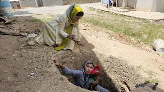 The collapse of the aqueduct well" on a selfless mother who works to save her daughter's legs