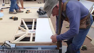 Building a Shower Floor from Scratch - In a Tiny House on Wheels - Light Weight Design Challenges