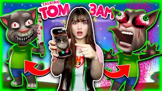 ❌ JAMÁS JUEGUES TALKING TOM!! 😰😈 *Le quité LOS OJOS y escondía algo perturbador*