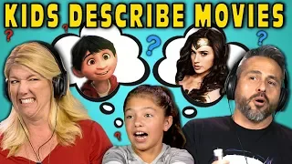 CAN PARENTS GUESS MOVIES DESCRIBED BY KIDS? #2 (React)