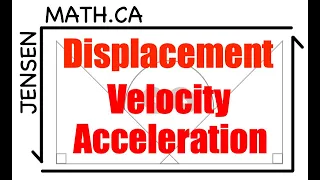 2.3 Displacement, Velocity, & Acceleration (full lesson) | Calculus MCV4U | jensenmath.ca