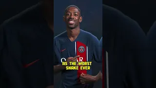 Dembele the Worst Snake ever in Football? Dembele Leaving Barcelona #football #footballshorts