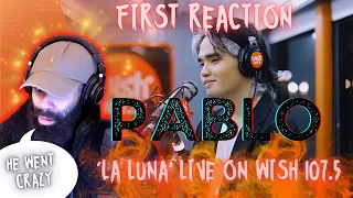PABLO "La Luna" LIVE on Wish 107.5 Bus (First Reaction)