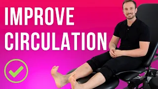 The Best Home Exercise to Improve Blood Flow Circulation in your legs | Seniors | Over 60’s