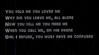 Justin Timberlake-Cry me a river lyrics on screen (HQ)(HD)