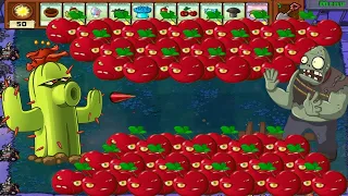 Cactus vs Cherry Bomb vs 1 Zomboss Gargantuar - Plants vs Zombies Hack