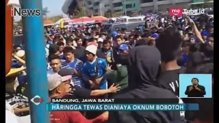 Haringga Sirila Tewas di Tangan Bobotoh, Korban Sempat Minta Pertolongan - iNews Siang 24/09