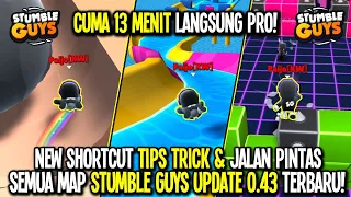 TIPS TRICK & SHORTCUT SEMUA MAP STUMBLE GUYS UPDATE 0.43! JADI PRO CUMA 13 MENIT! - Stumble Guys