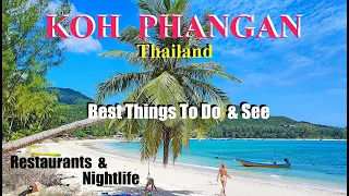 4K | KOH PHANGAN, THAILAND | Best things To Do & See | Complete Travel Guide  2024