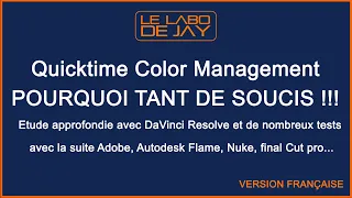 Quicktime Color Management : pourquoi tant de problèmes ?!