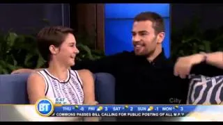 Shailene Woodley & Theo James on BT Toronto