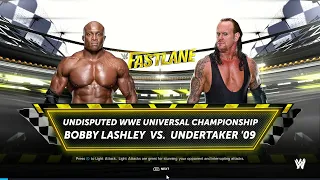 "💥 WWE 2K24 FULL MATCH —  Battle: Bobby Lashley vs. The Undertaker —  WWE  Universa Title Match