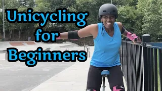 Learning how to UNICYCLE as a beginner | Unicycling Vlog