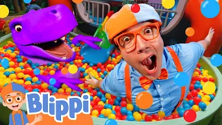 Game Time with Blippi: Adventures in His Clubhouse! | Educational Videos for Kids