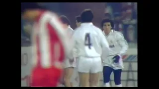 04/03/1987 European Cup Quarter Final 1st leg RED STAR BELGRADE v REAL MADRID