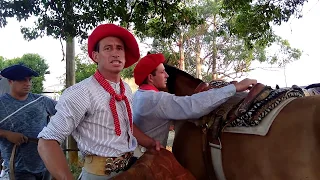 VIDEO INTERVIEW RICARDO PUCHETA, GAUCHO PARADE OF THE FIESTA DE LA AMISTAD 2018, SAUCE JINETEADA