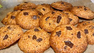 Our FAVORITE Oatmeal COOKIES! Without flour in 20 minutes! The simpler the tastier!