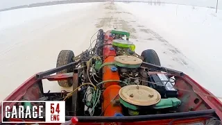 Quad-engine Lada - 5.6 liters and 16 cylinders