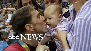Michael Phelps Shares Final Olympic Games With Son