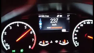 Ford Fiesta ST MK8   Top Speed *** 258 km/h ***