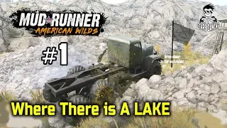 Spintires: MudRunner - WHERE THERE IS A LAKE MAP Part 1