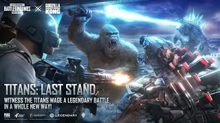 TITAN LAST STAND MODE | Godzilla & Kong VS Mechagodzilla | Pubg Mobile Fight