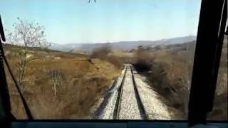 Greek Railways Macedonia Drama - Xanthi part1 HD (Cab Ride)