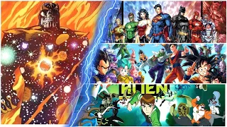 astral regulator Thanos vs dc / dbz / ben 10 universe / cannon and non cannon characters/N.J.comics.