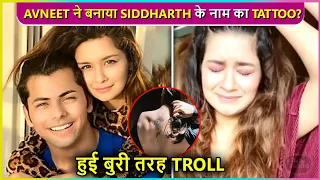 Avneet Kaur Flaunts Tattoo, Trollers Say ' Siddharth Ka Naam '