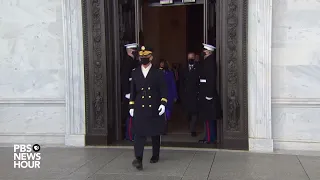 WATCH: Biden and Harris honor military in inauguration Pass in Review ceremony