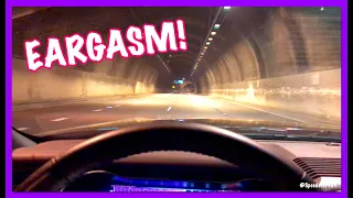 LOUD EXHAUST SOUND! Driving My Mustang GT Through the Tunnels
