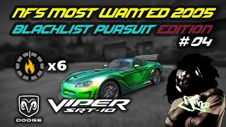 NFS MW 2005 – Blacklist #04 Extreme Pursuit – Doge Viper SRT [4k60FPS]