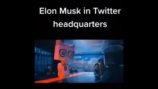 Elon Musk In Twitter Headquarters Right Now #shorts #twitter #elonmusk