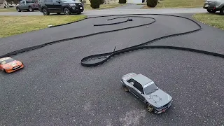 rc asphalt drift session #rcdrift #2wd