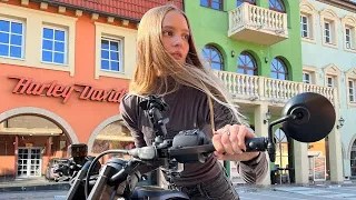 My thoughts after riding the NEW Harley Davidson Sportster S / Dominika Rides