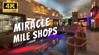 [4K] Walking One of The Largest Shopping Malls in Las Vegas - Miracle Mile Shops Planet Hollywood