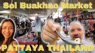 Pattaya Soi Buakhao Market Thailand | LET'S GO