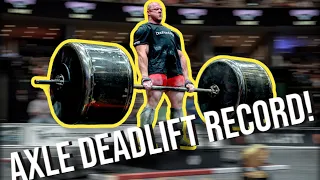 NEW Axle Deadlift WORLD RECORD! | 350kg/772lbs